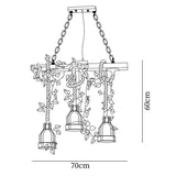 5 Light Bar Ceiling Pendant view 9