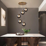 5 Light Cluster Globe Pendant view 1