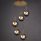 5 Light Cluster Globe Pendant view 2