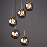 5 Light Cluster Globe Pendant view 6