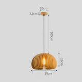 Suspension bois naturel minimaliste view 3
