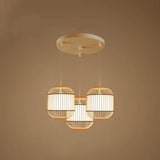 Suspension 3 lampes bambou view 13