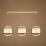 Suspension 3 lampes bambou view 12