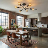 6 Arm Ceiling Light view 1