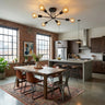 6 Arm Ceiling Light