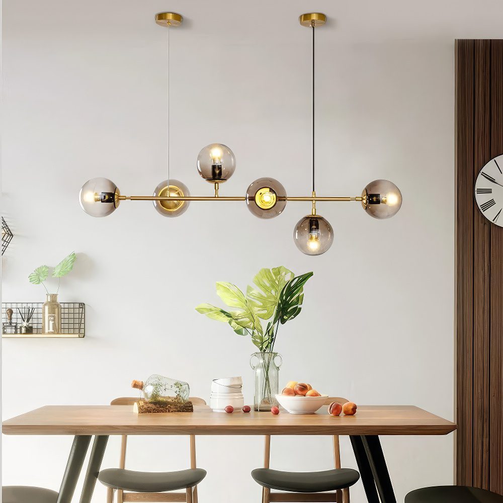 6 Globe Pendant Light view 1