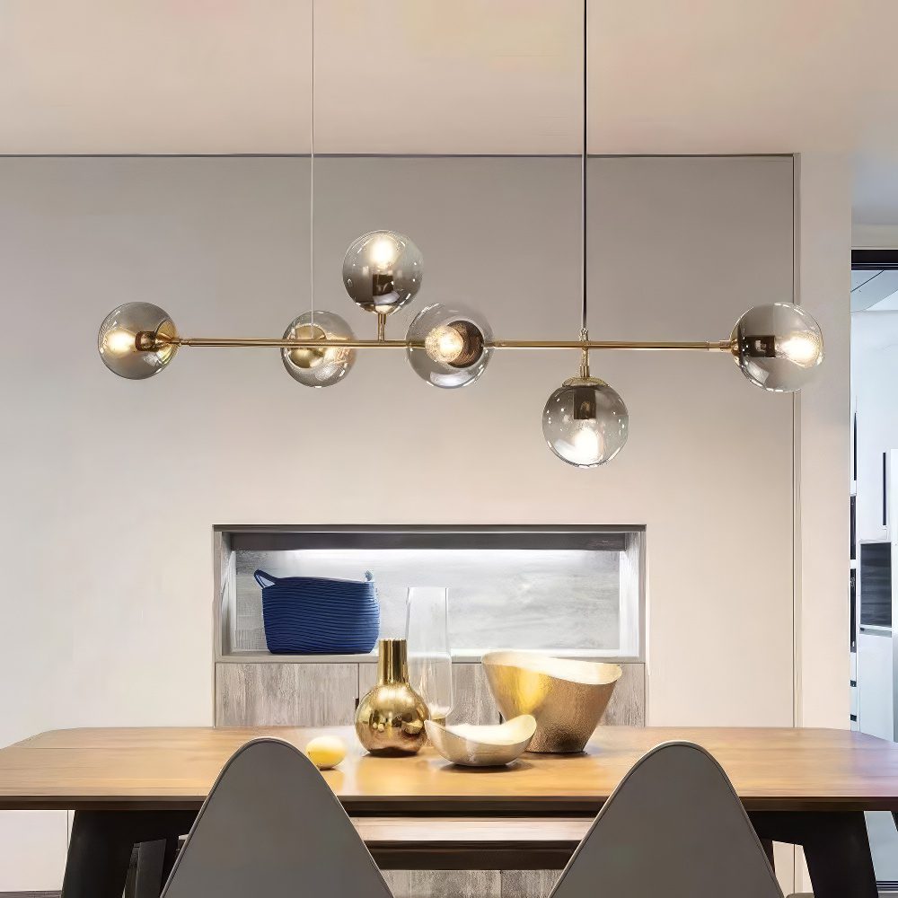 6 Globe Pendant Light view 3