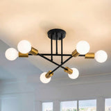 6 Light Ceiling Light view 2