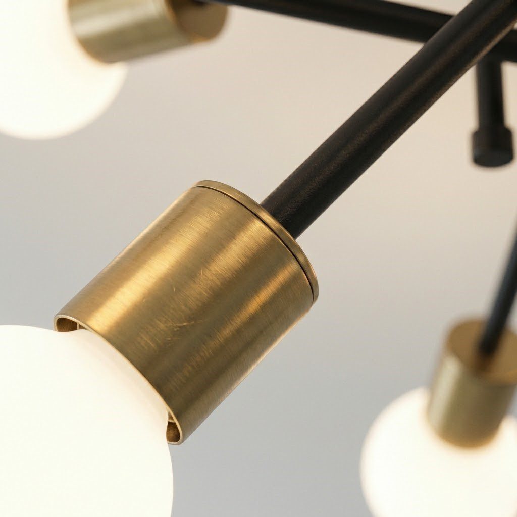 6 Light Ceiling Light view 4