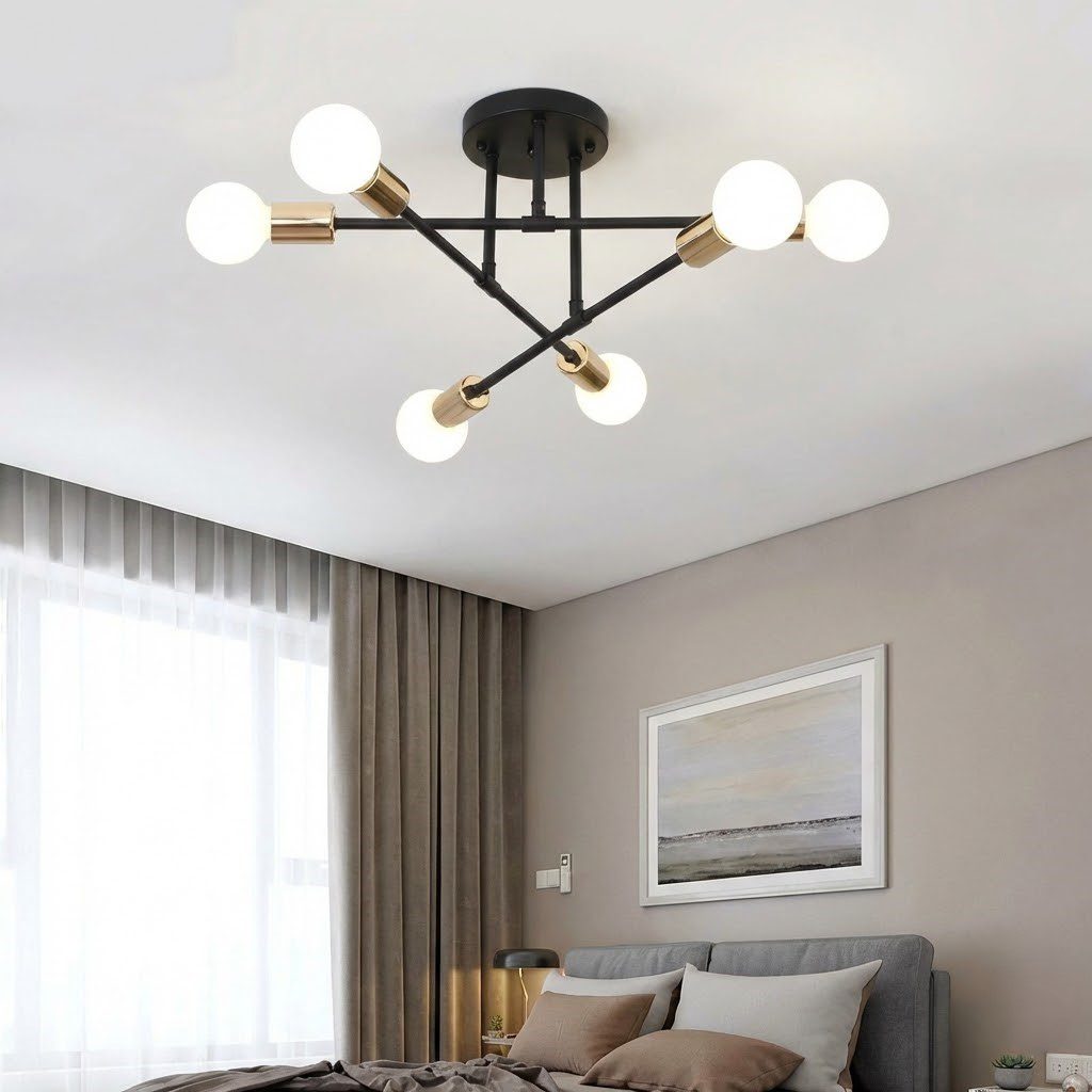 6 Light Ceiling Light view 8