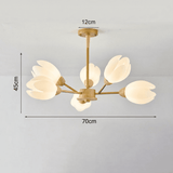 6 Light Chandelier view 3