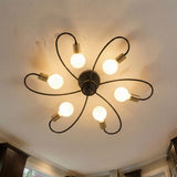 6 Light Globe Chandelier view 6
