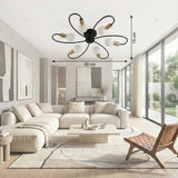 6 Light Globe Chandelier view 8