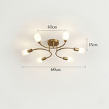 6 Light Modern Chandelier view 2