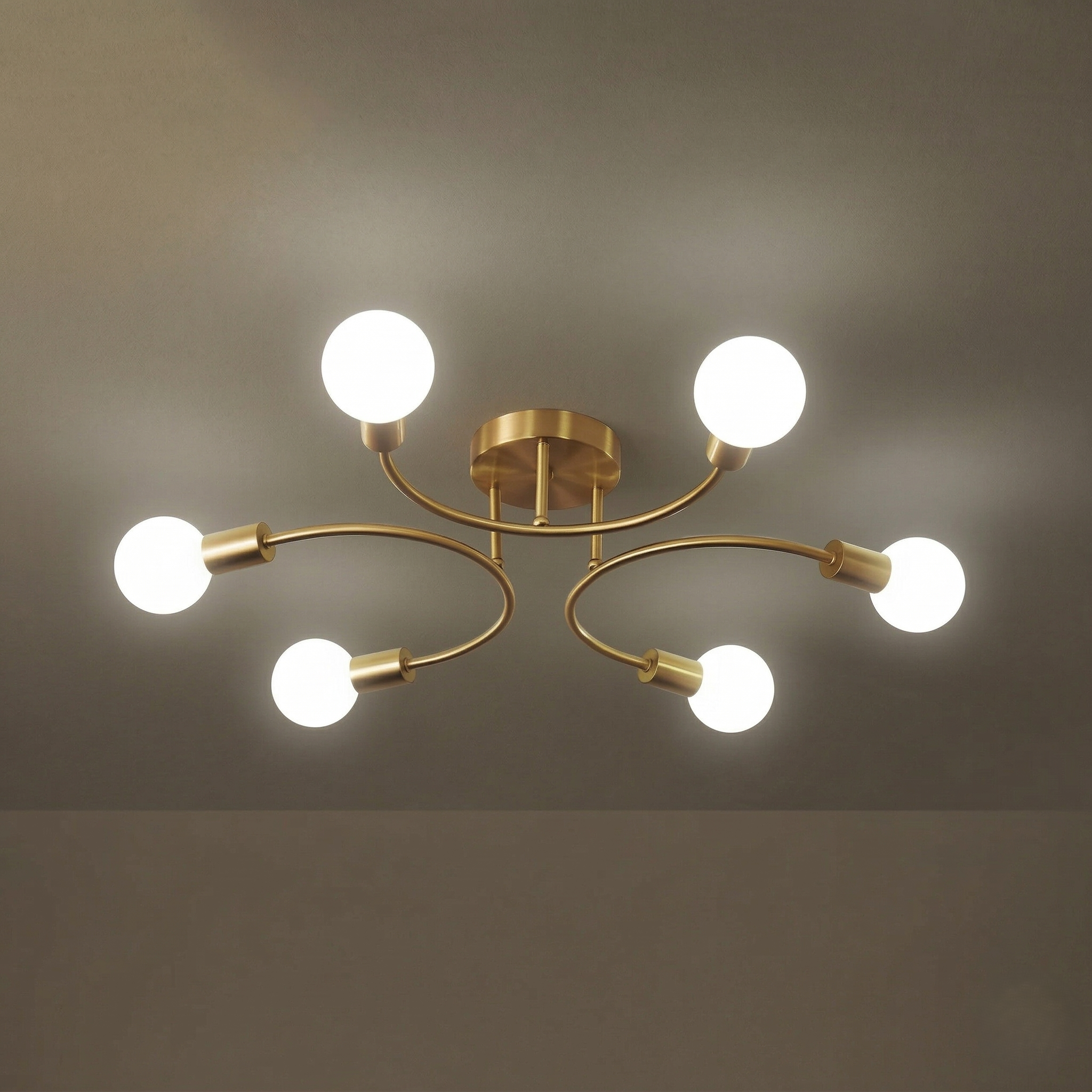 6 Light Modern Chandelier view 6