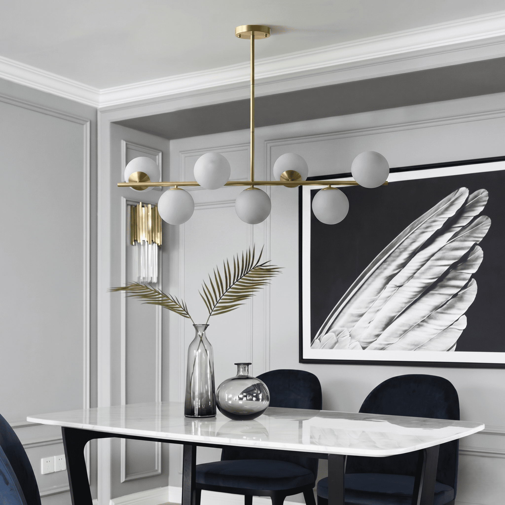 7 Arm Ceiling Light view 6