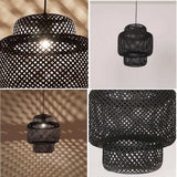 Suspension bambou noir view 8