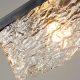 Suspension design en verre ondulé cascade view 4