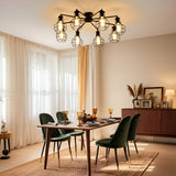 8 Light Black Chandelier view 13