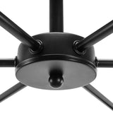 8 Light Black Chandelier view 6