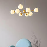 8 Light Globe Chandelier view 2