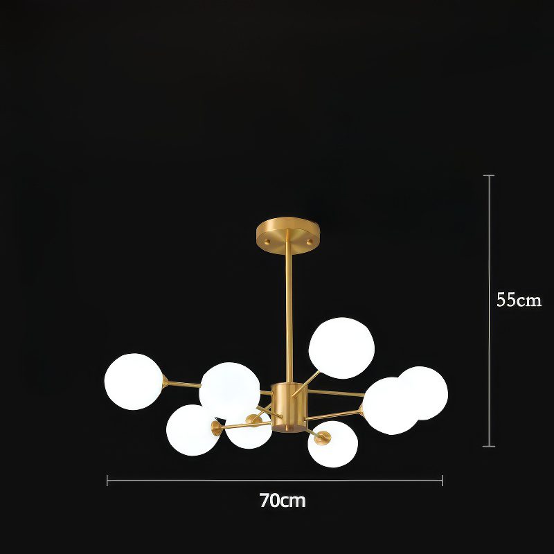 8 Light Globe Chandelier view 7