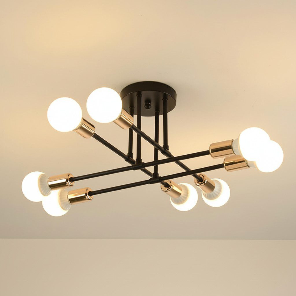 8 Light Sputnik Chandelier view 3