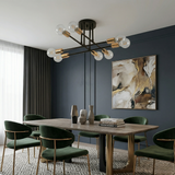 8 Light Sputnik Chandelier view 7
