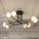 8 Light Sputnik Chandelier view 8