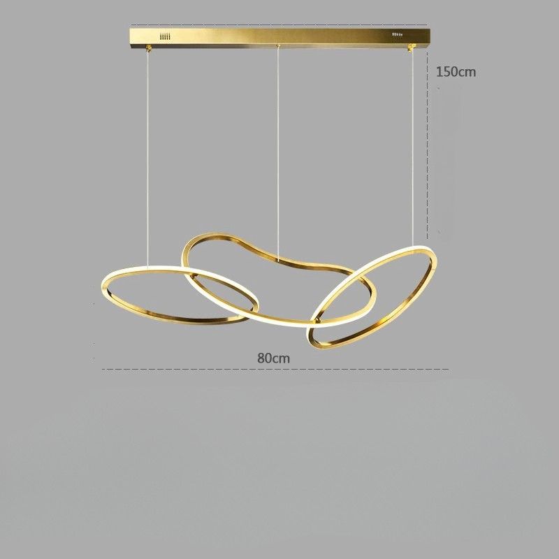 Suspension design LED ruban ondulé view 10