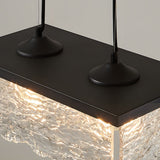 Suspension design en verre ondulé cascade view 5