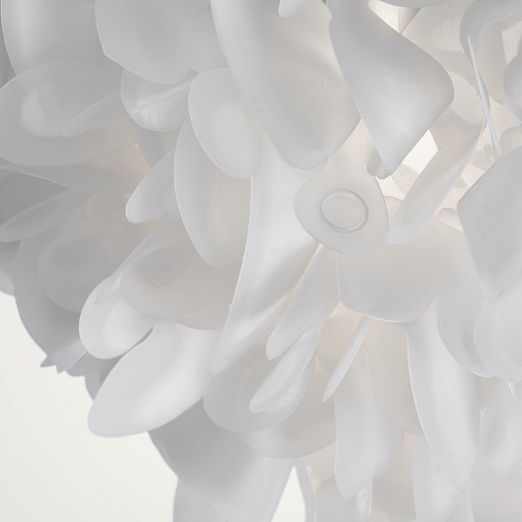 White Petal Flush Ceiling Light view 7