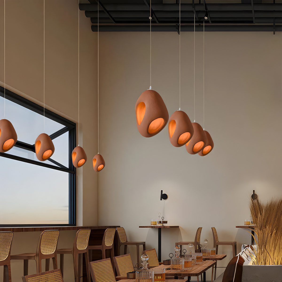 Terracotta Wabi-Sabi Pendant Light view 5