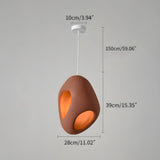 Terracotta Wabi-Sabi Pendant Light view 7