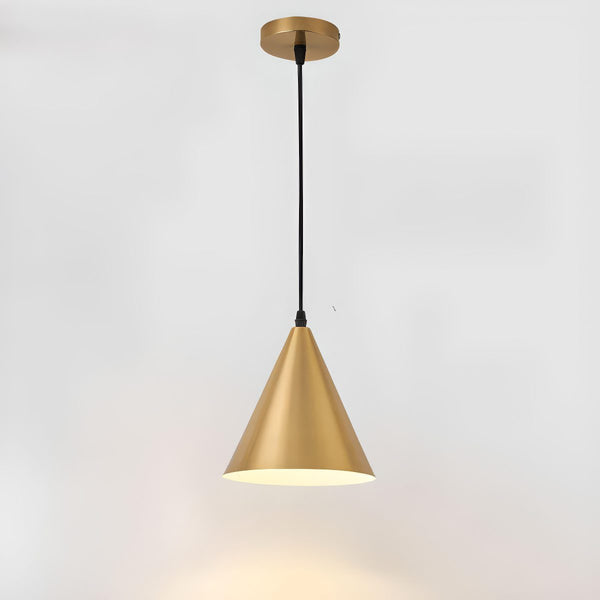 Aged Brass Pendant Light