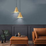 Aged Brass Pendant Light view 4