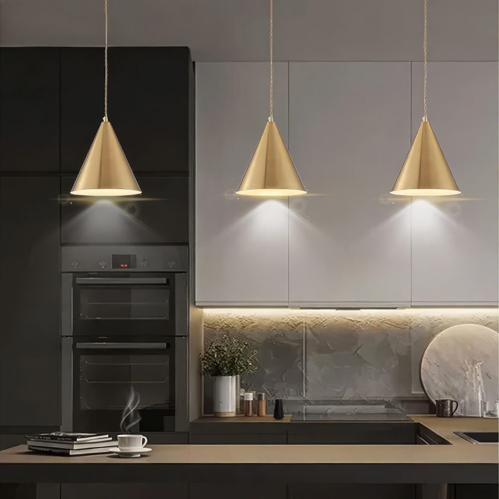 Aged Brass Pendant Light view 5