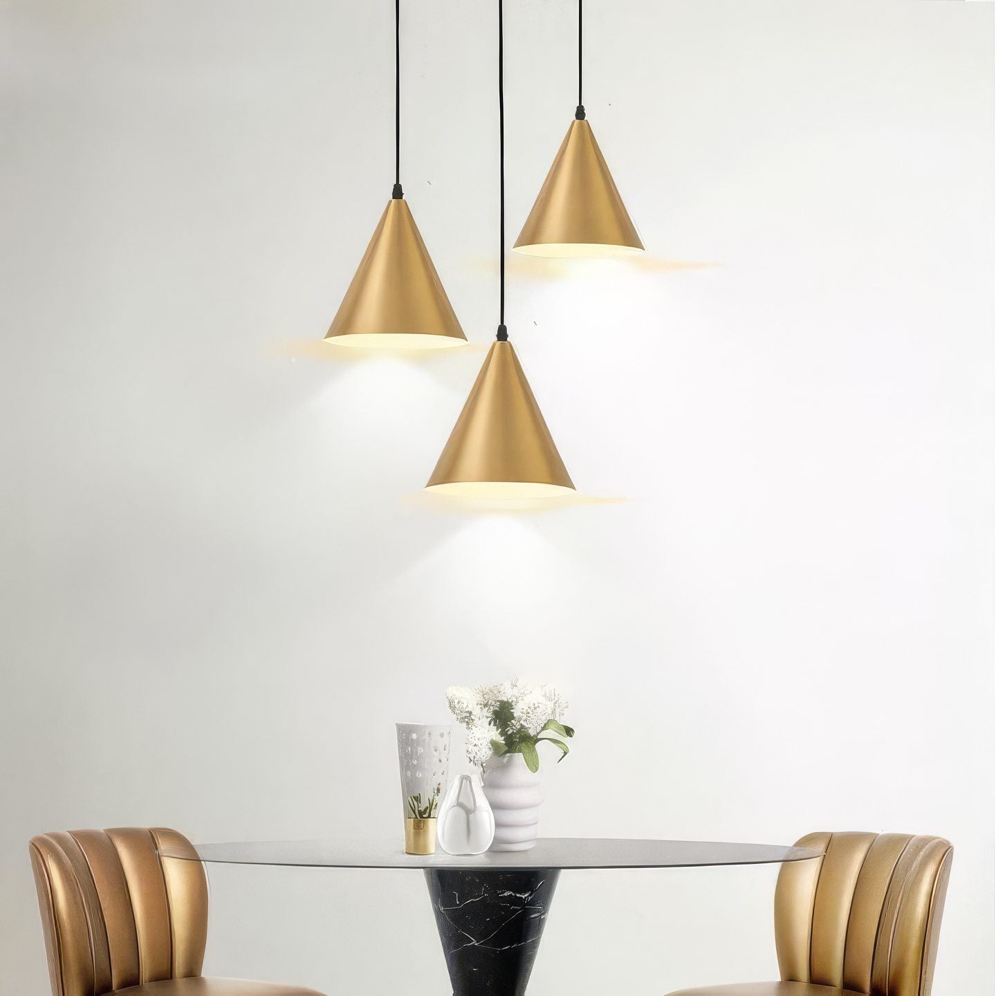 Aged Brass Pendant Light view 6