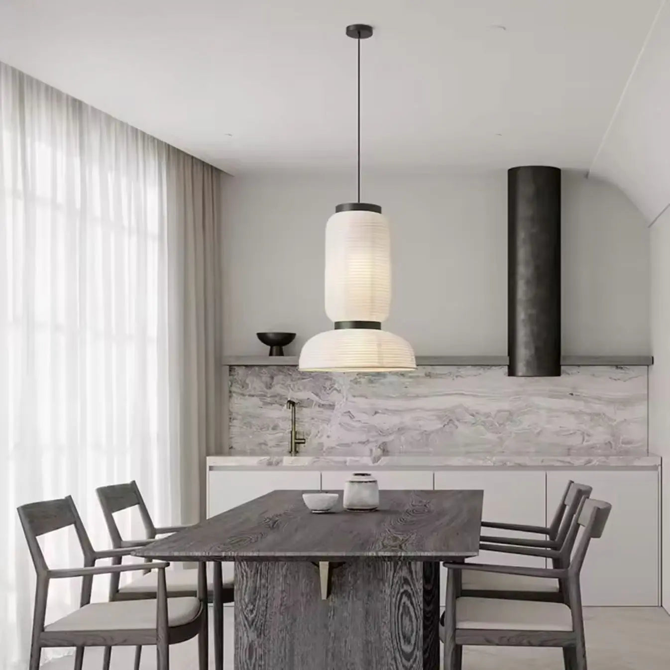 Akari Style Pendant Light view 8