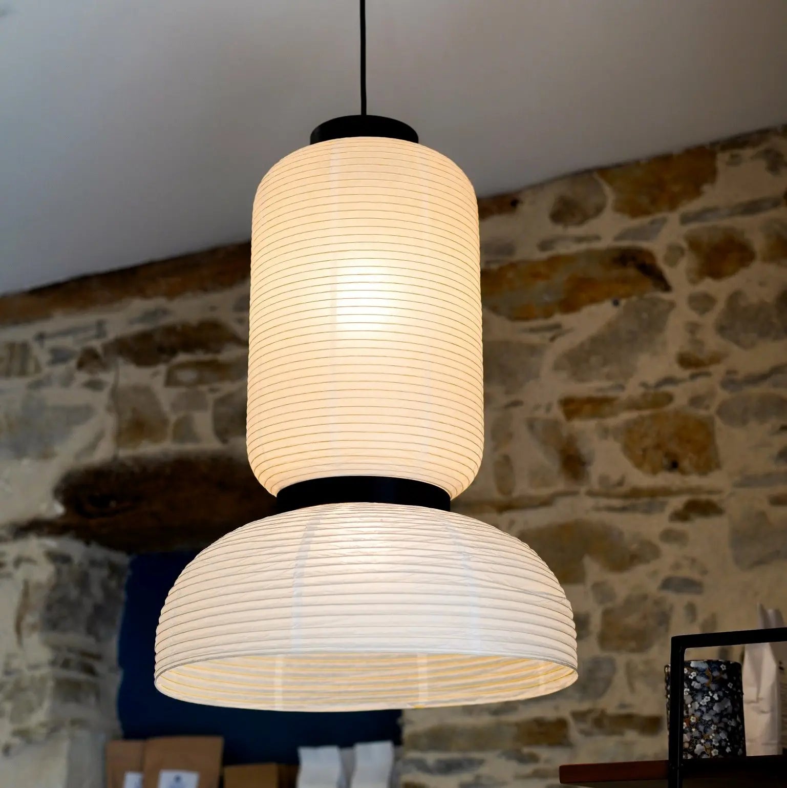 Akari Style Pendant Light view 9