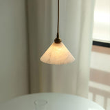 Alabaster Cone Pendant Light view 2