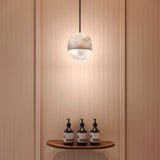 Alabaster Dome Pendant Light view 2
