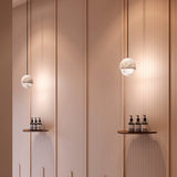 Alabaster Dome Pendant Light view 3