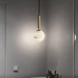 Alabaster Globe Pendant Light view 4