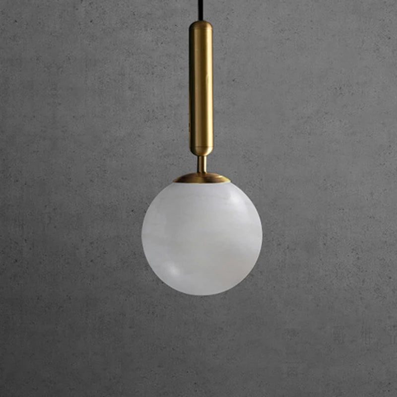 Alabaster Globe Pendant Light view 7