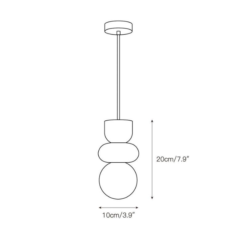 Alabaster Sphere Pendant Light view 3