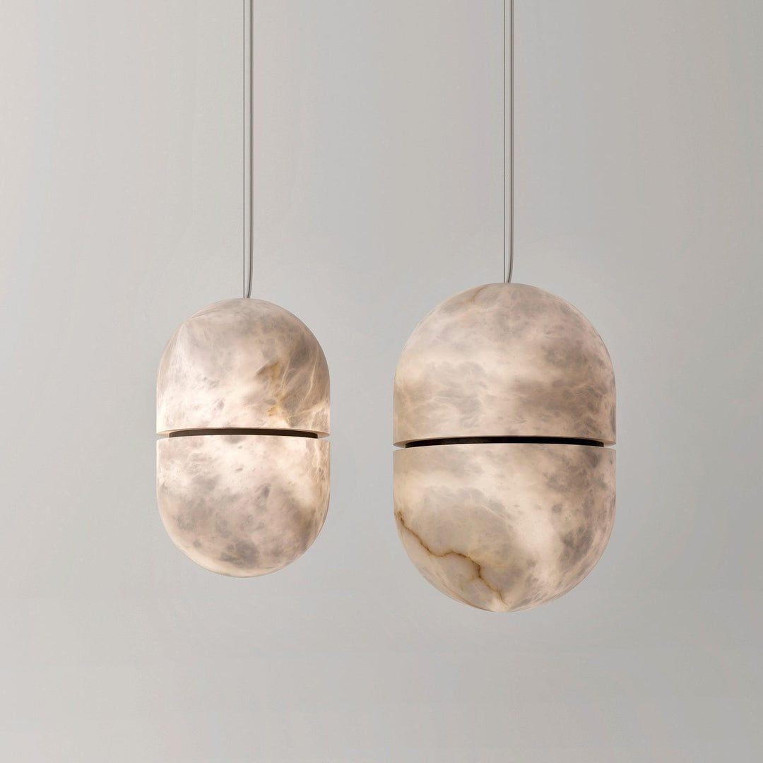 Alabaster Stone Pendant Lights view 1