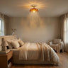 Amber Glass Ceiling Light