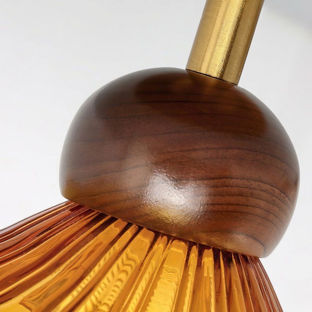 Amber Glass Ceiling Lights view 4