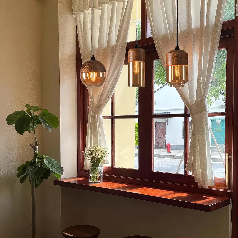 Amber Pendant Lighting view 8